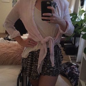 ✨🍒Free people watercolor button up🌹🌈🍓